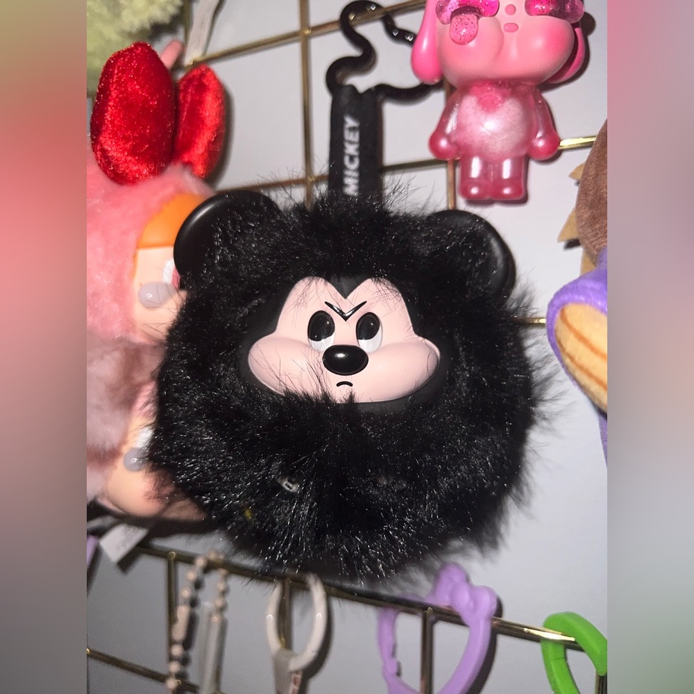 Mickey ball - crazy Mickey miniso plush pendant